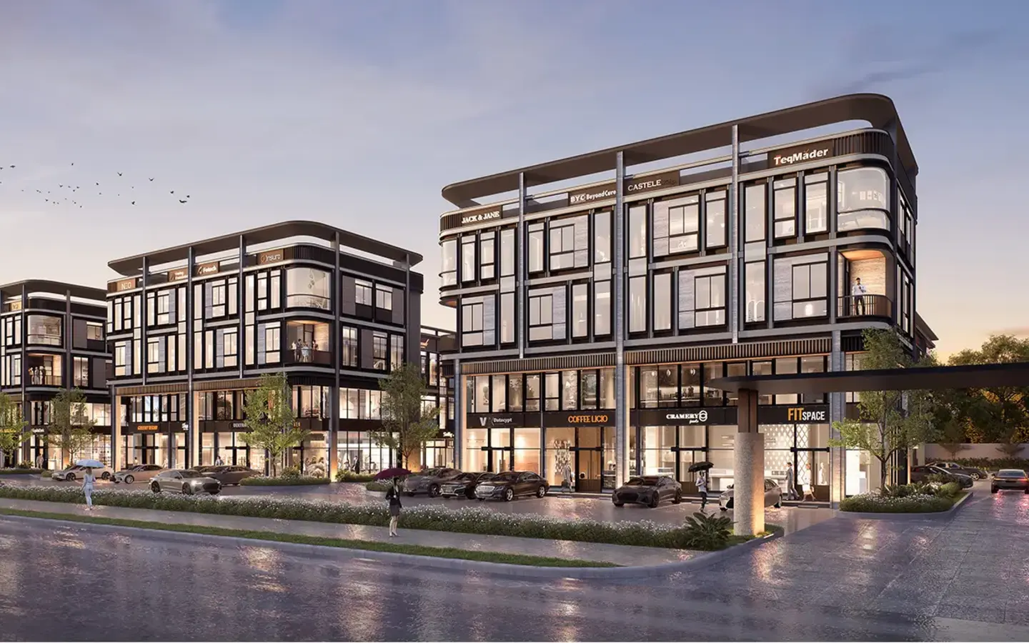 Visual Asterra Business Park BSD City dari aset produk existing